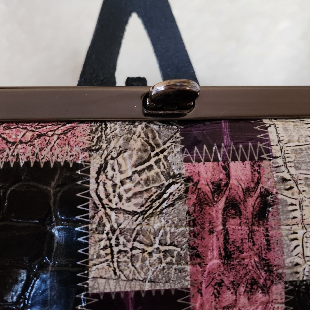 Multicolor Patchwork Style Clutch Style Wallet 3.… - image 5